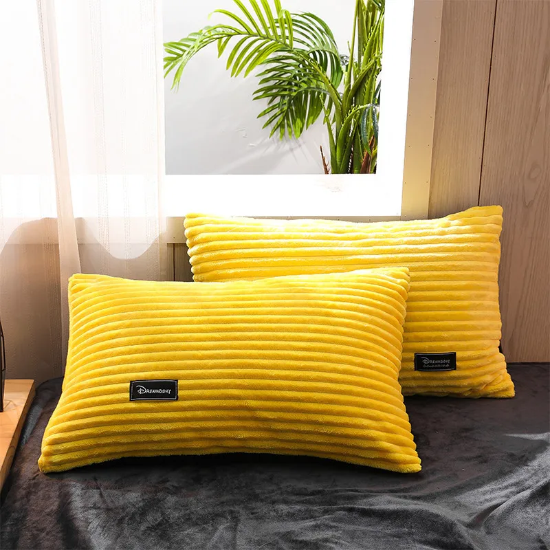 

Velvet Pillow Case Soft Skin-friendly Household Pillow Covers