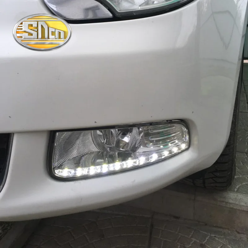 Для Skoda Superb 2010 2013 Супер Яркость Водонепроницаемый ABS дневные ходовые огни 12В