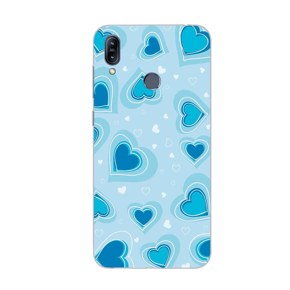 ciciber Phone Cases For ASUS Zenfone Max Pro (M1) (M2) Case TPU Back Cover ZB601KL ZB602KL ZB631KL ZB633KL ZB555KL Heart Balloon |