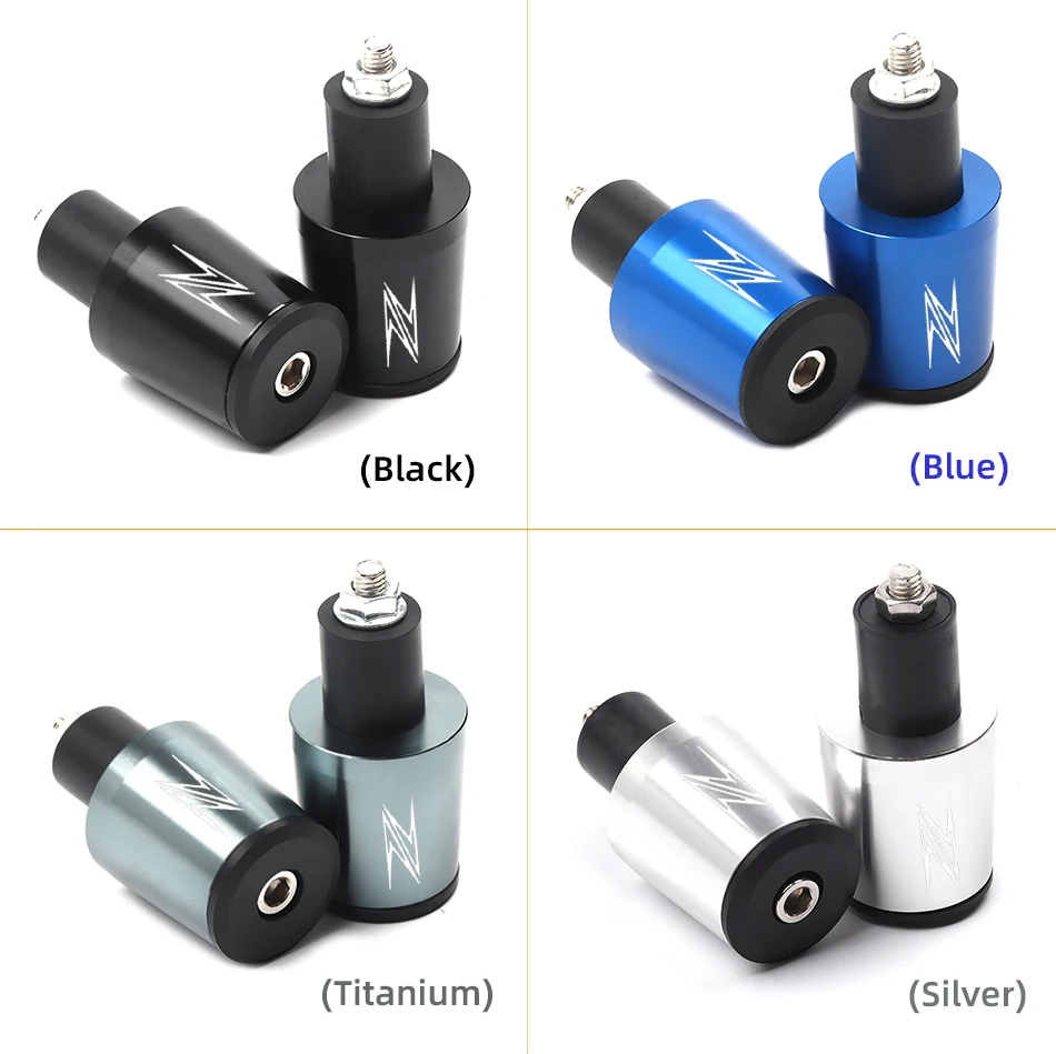 

7/8'' 22mm Motorcycle CNC Handlebar Grips Bar Cap End Plug For Kawasaki Ninja ZX6R 7R 9R 10R 12R 14R Z1000 Z750 ZZR600 ZRX1100
