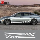 2 шт., автомобильные виниловые наклейки на дверь автомобиля, для Hyundai CRETA EON EQUUS i10 i20 i40 IONIQ IX25 IX55 KONA