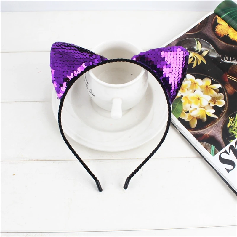 

Cute Cat Ears Headband Baby Girls Hairbands Korean Children Princess Kids Hair Accessories Scrunchie Christmas Gift