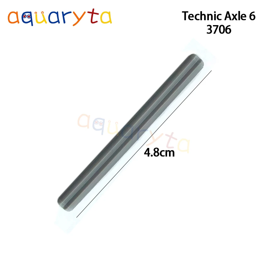 

Aquaryta 50pcs Building Blocks 3706 Technic Axle 6 Assembles Particles Puzzle Toys Compatible Brand Gifts for Children