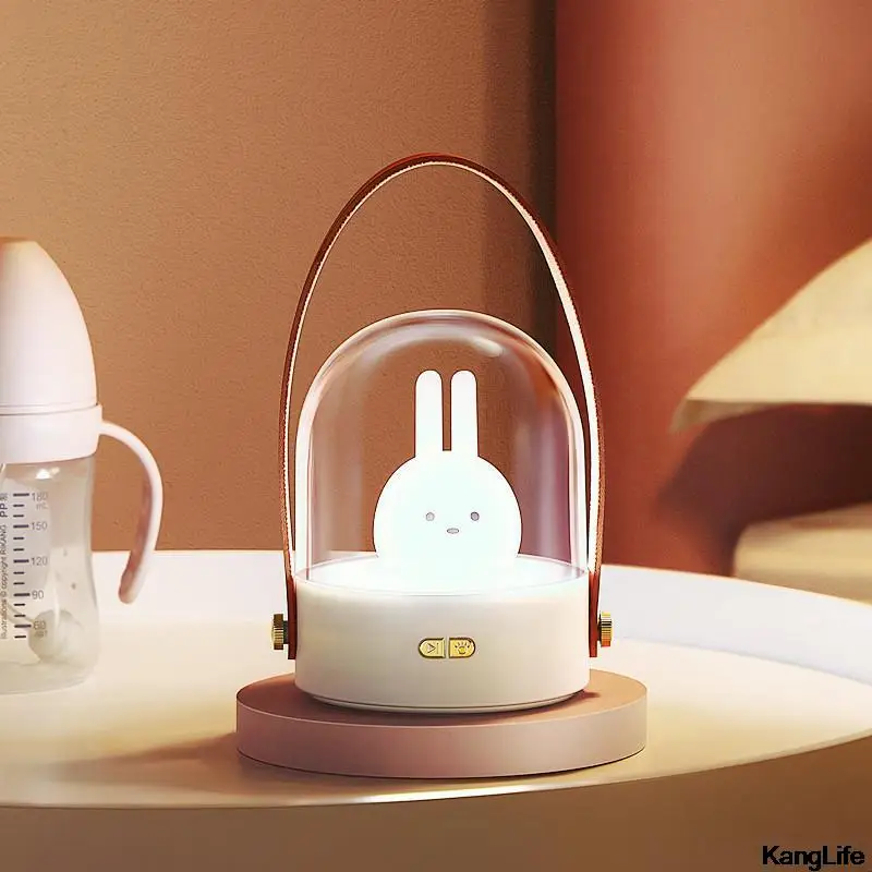 Прикроватная лампа музыкальная портативная с USB-зарядкой и тремя режимами