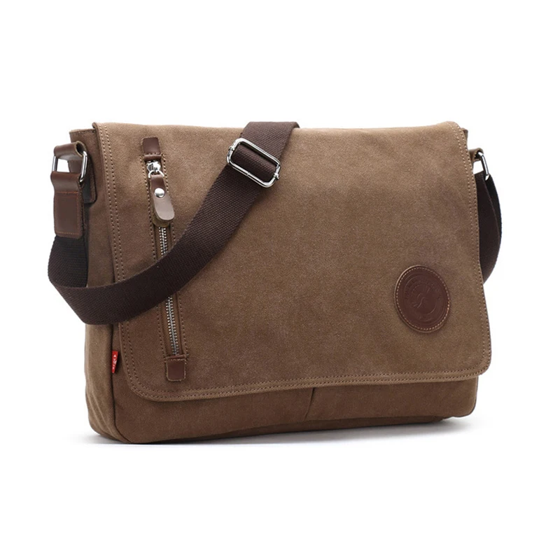 

New Fashion Business Casual Men's Messenger Bag Canvas Shoulder Messenger Bag JT460059