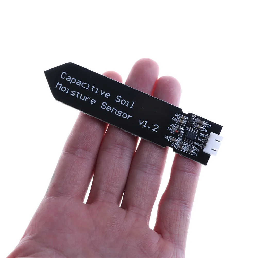 Емкостный датчик влажности почвы устойчив к коррозии для Arduino обнаружения влаги