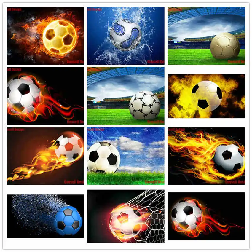 Картина Стразы 5d алмазная вышивка полный набор футбол живопись Рождественский