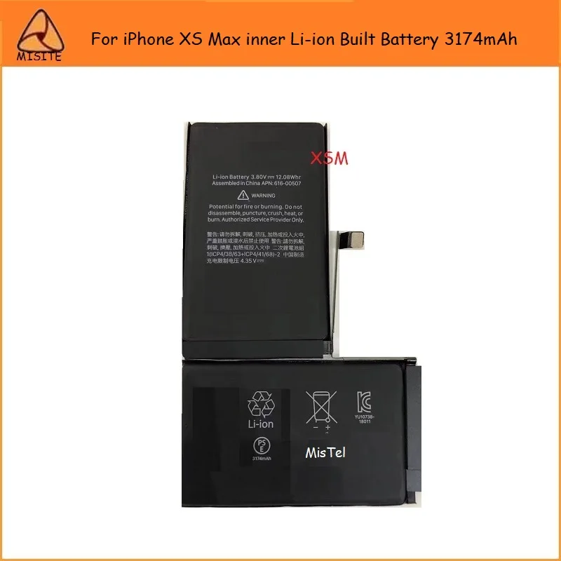 1 шт. новая протестированная батарея для телефона для iPhone 11 Pro Max XSM XR XS X Ten 8 8Plus 8G Внутренняя литий-ионная Встроенная задняя крышка корпуса батареи
