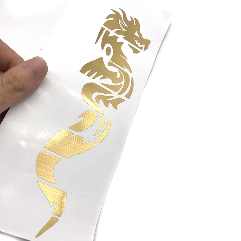 DIY красочная инкрустация электроакустической гитары наклейка Дракон гитара