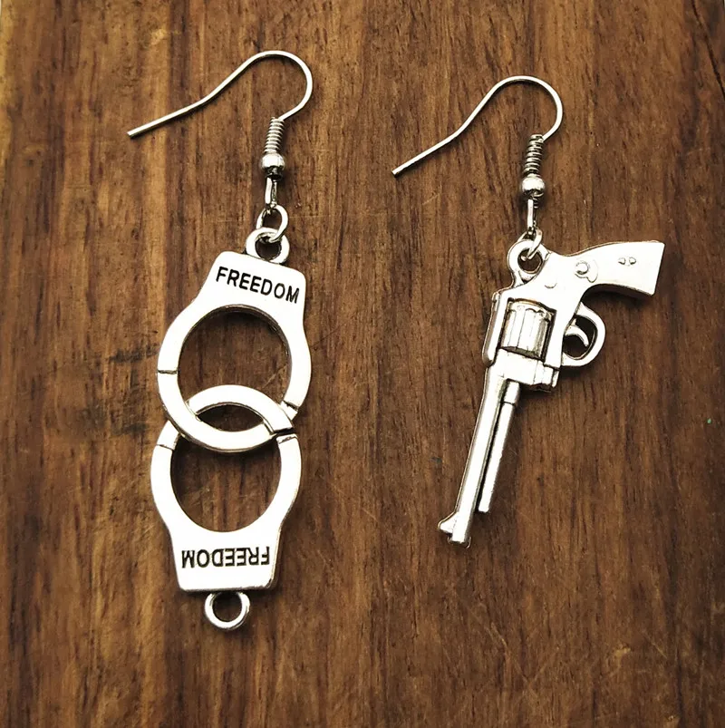 Тибетские Серебряные наручники оружие серьги-подвески сделай сам ювелирные