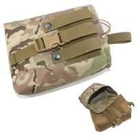 tactical molle dump drop pouch airsoft ar 15 magazine pouch foldable recovery edc bag ammo mag pouch waist pack hunting bag