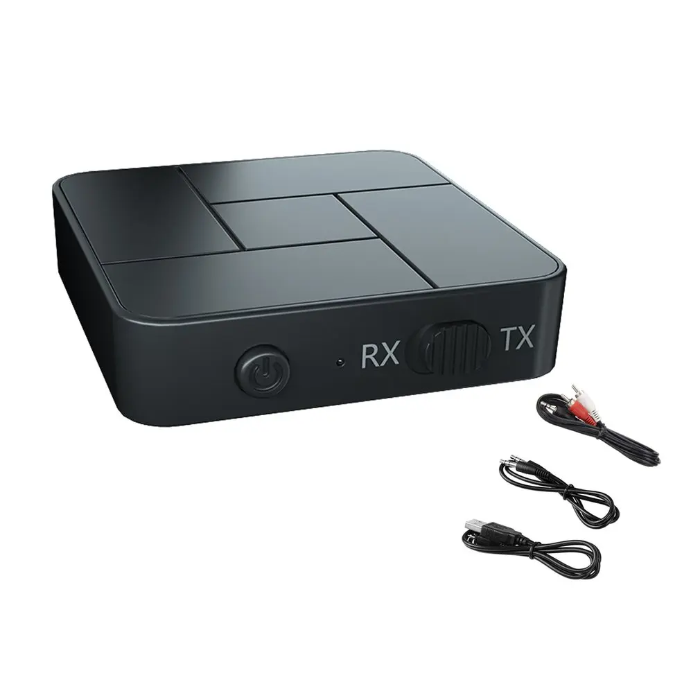 

Bluetooth 5.0 Audio Receiver Transmitter 3.5mm AUX Jack RCA USB Dongle Stereo Wireless Adapter with Mic For Car TV PC Headphone