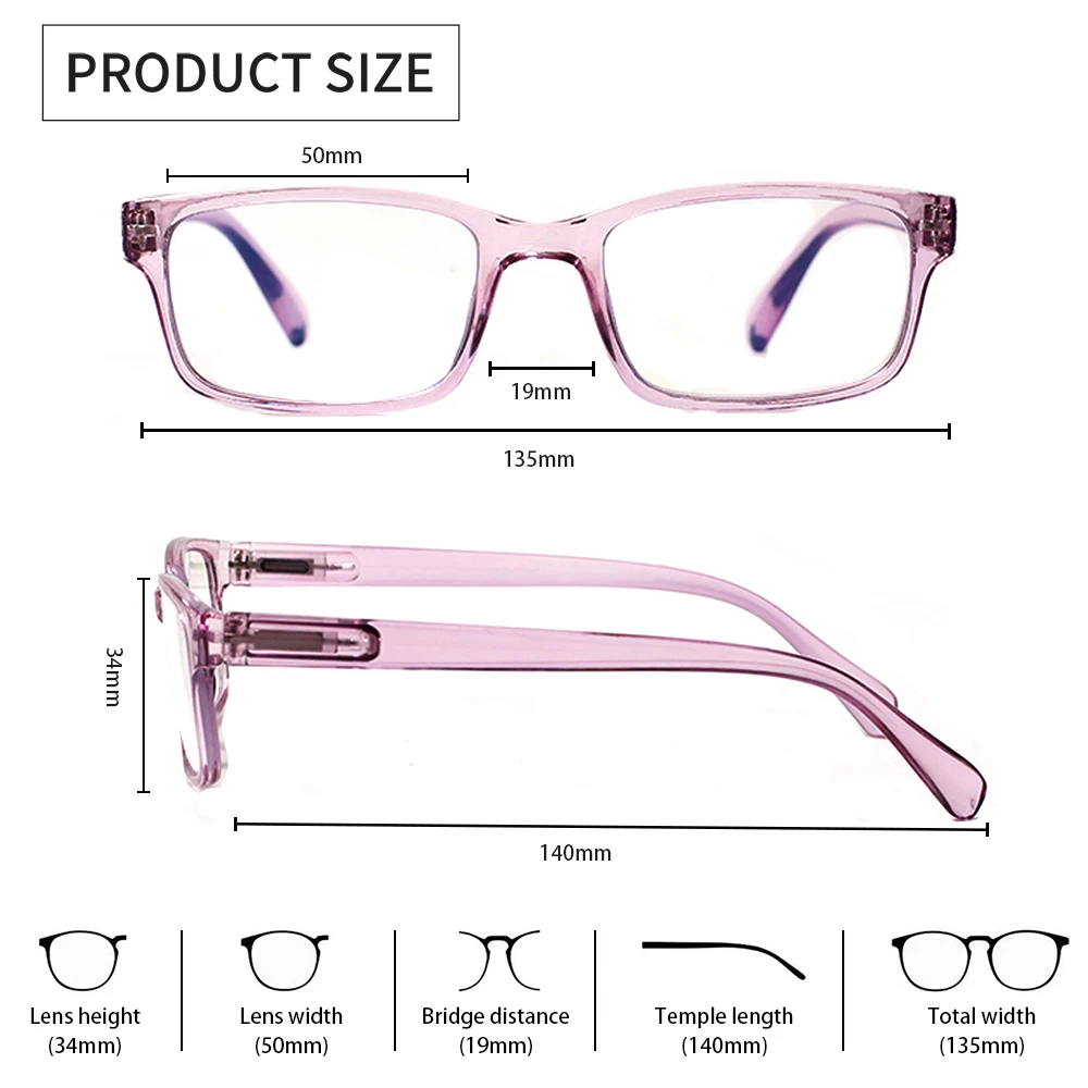 Очки для чтения Boncamor 0-400 мужские/женские удобные с блокировкой сисветильник