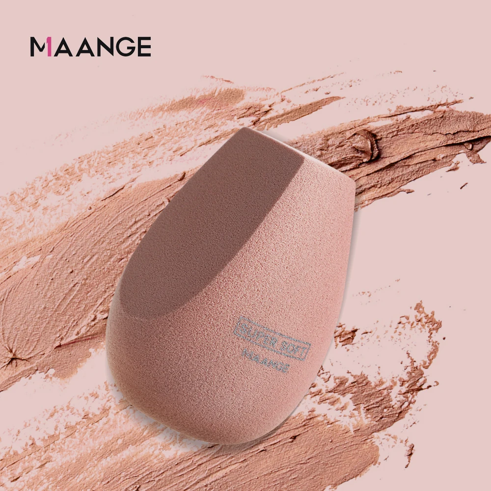 Спонж MAANGE косметический для макияжа профессиональная гладкая губка основы под