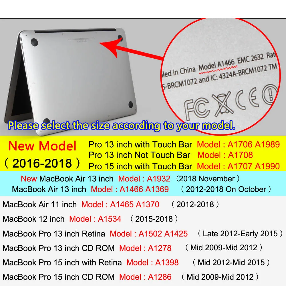 Чехол для ноутбука MOSISO Funda для A2159 A1989 A1706 Macbook Pro 13 Touch bar Твердый чехол для нового Mac book Air 13 A1932