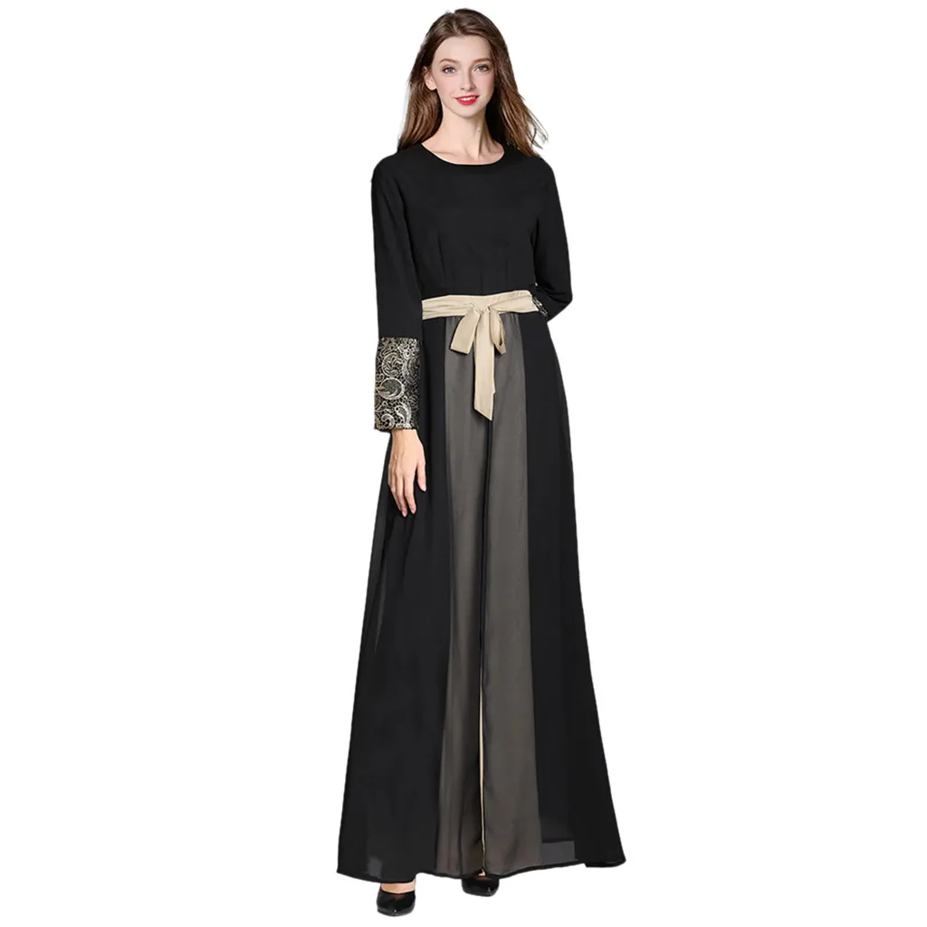 Средняя Восточная одежда мусульманские женские платья мусульманское летнее