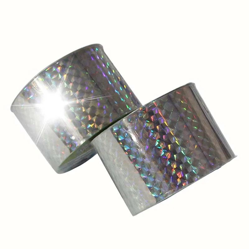 

Anti Bird Tape Bird Scare Tape Audible Repellent Fox Pigeons Repeller Ribbon Tapes for Pest Control Tape Birds Supplies 50m