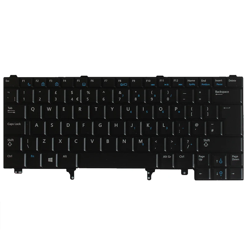 Новая клавиатура для ноутбука Dell Latitude E6420 E6320 E6430 E5420 E5430 E6430s без указания точки -