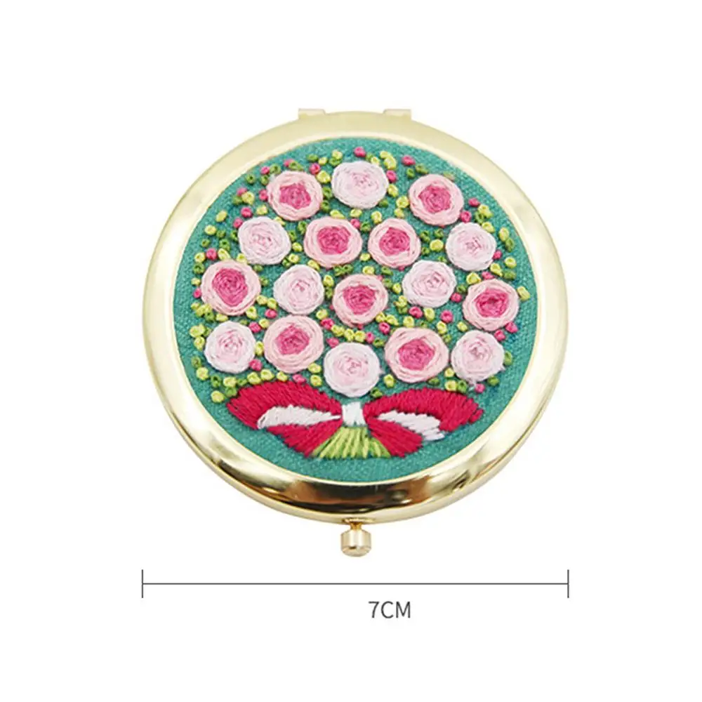 Мини зеркальная круглая Вышивка крестом сделай сам Высококачественная ручная