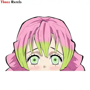 Three Ratels FC328 Peeker Mitsuri, милые Мультяшные 3D наклейки для автомобиля Apple Macbook, наклейки