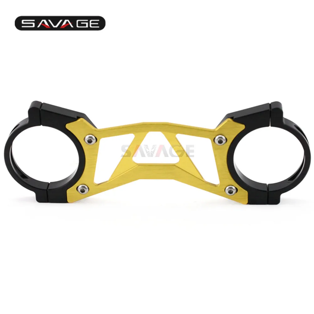 Gold Для Bajaj Pulsar 200 NS/AS/RS 200NS 200RS 200AS 2012- баланс шок передняя вилка Скоба мотоцикла CNC кронштейн стабилизатор - Цвет: Gold