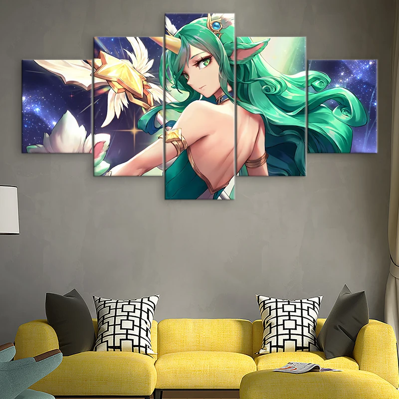 5 шт. Настенный декор Картина на холсте в виде звезды хранитель сорака настенный