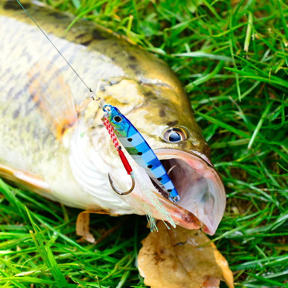 Luminous Long Shot Double Hook Iron Plate Metal Lure Bionic Fake Bait Submerged Fishing Gear Frog | Спорт и развлечения