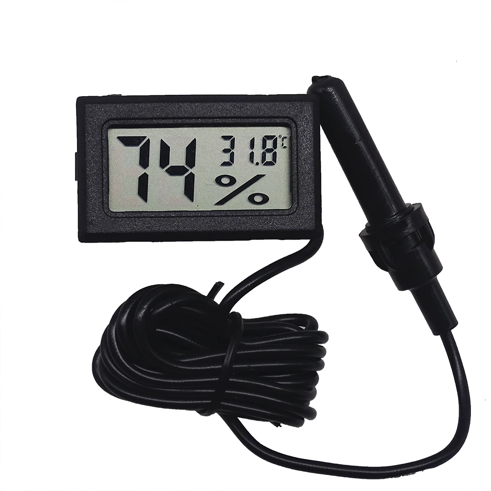 Мини ЖК-дисплей Цифровой термометр гигрометр термостат внутренний удобный