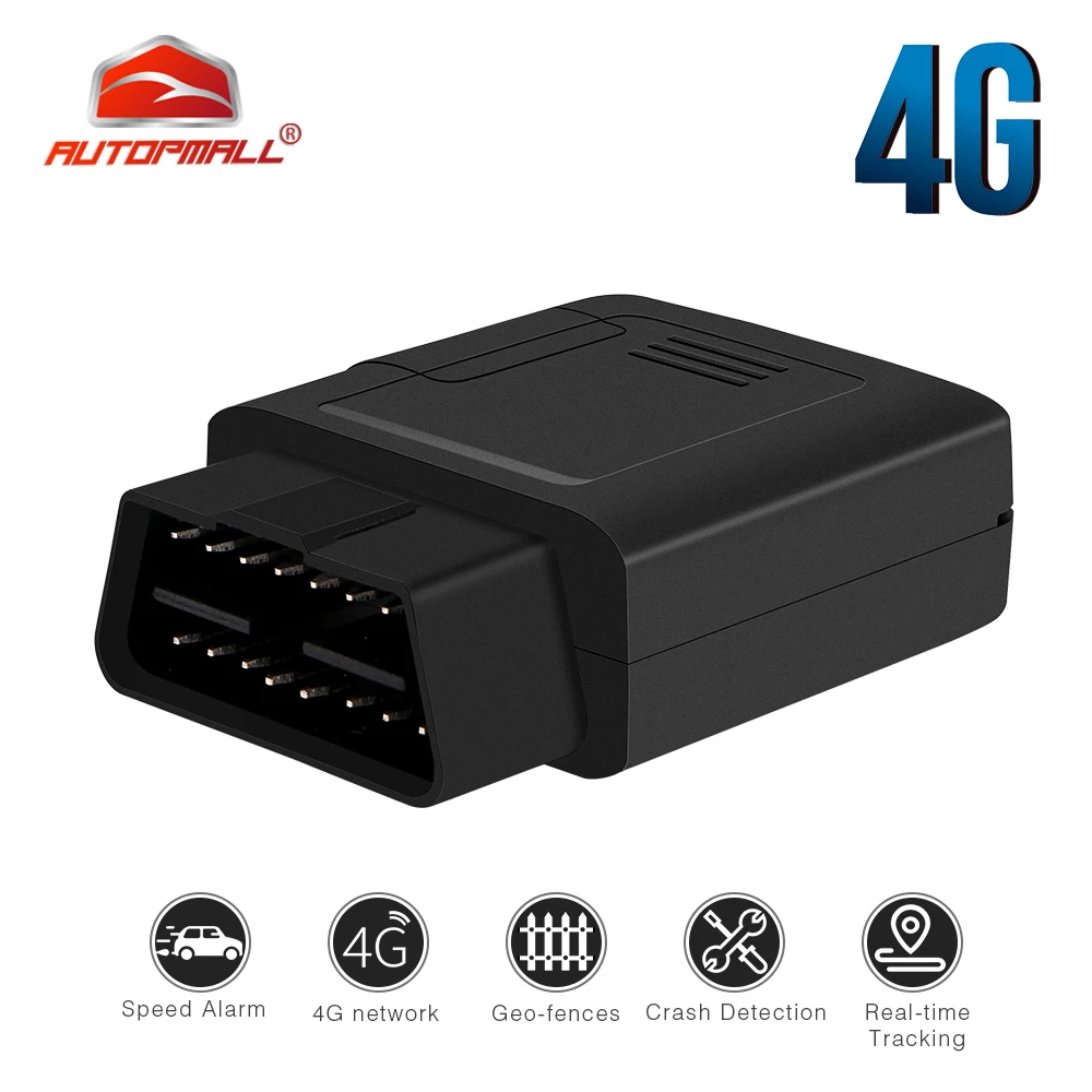 Автомобильный GPS трекер OBDII 4G LTE OBD 2|GPS-трекеры| |