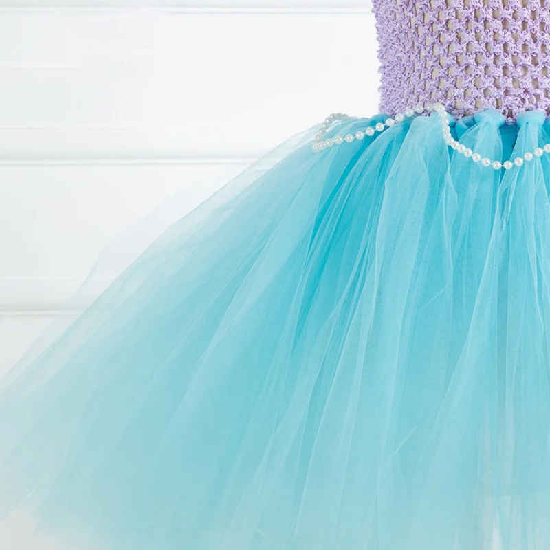 Платье-пачка для девочек принцесса тюль вечерние Детская оболочка