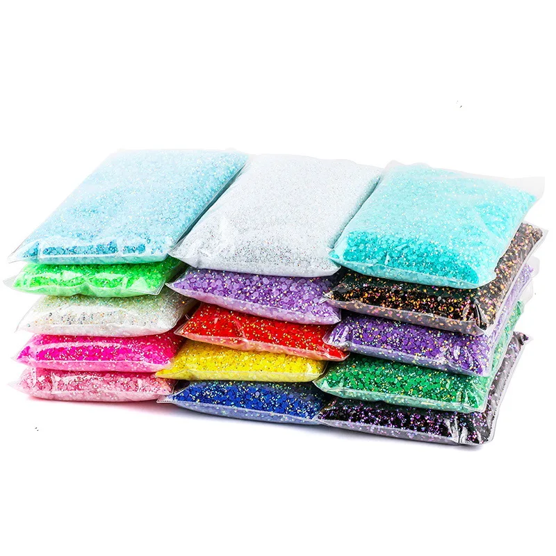 

30000pcs 5mm Multicolor AB Jelly Nail Rhinestones Non Hot Fix Resin Flatback Glitter Rhinestones DIY 3D Manicure Decor Strass