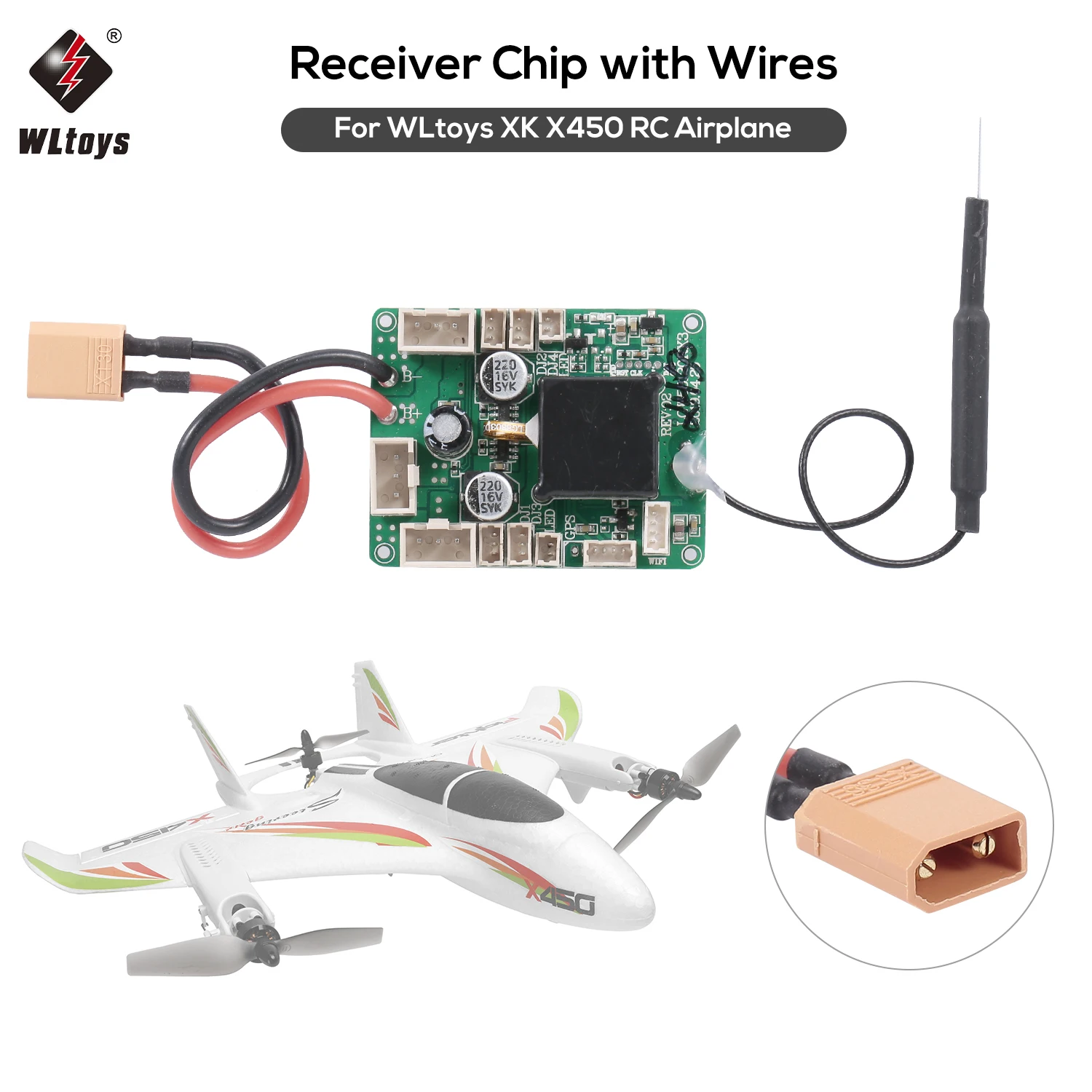 WLtoys XK X450 радиоуправляемый самолет вертолет с фиксированным крылом приемник