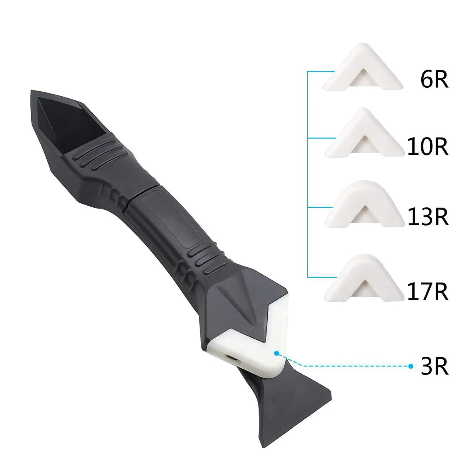 5PCS Glass Glue Angle Scraper Caulking Tool Shovel Binder Multifunctional Rubber Silicone Remover Seam | Дом и сад