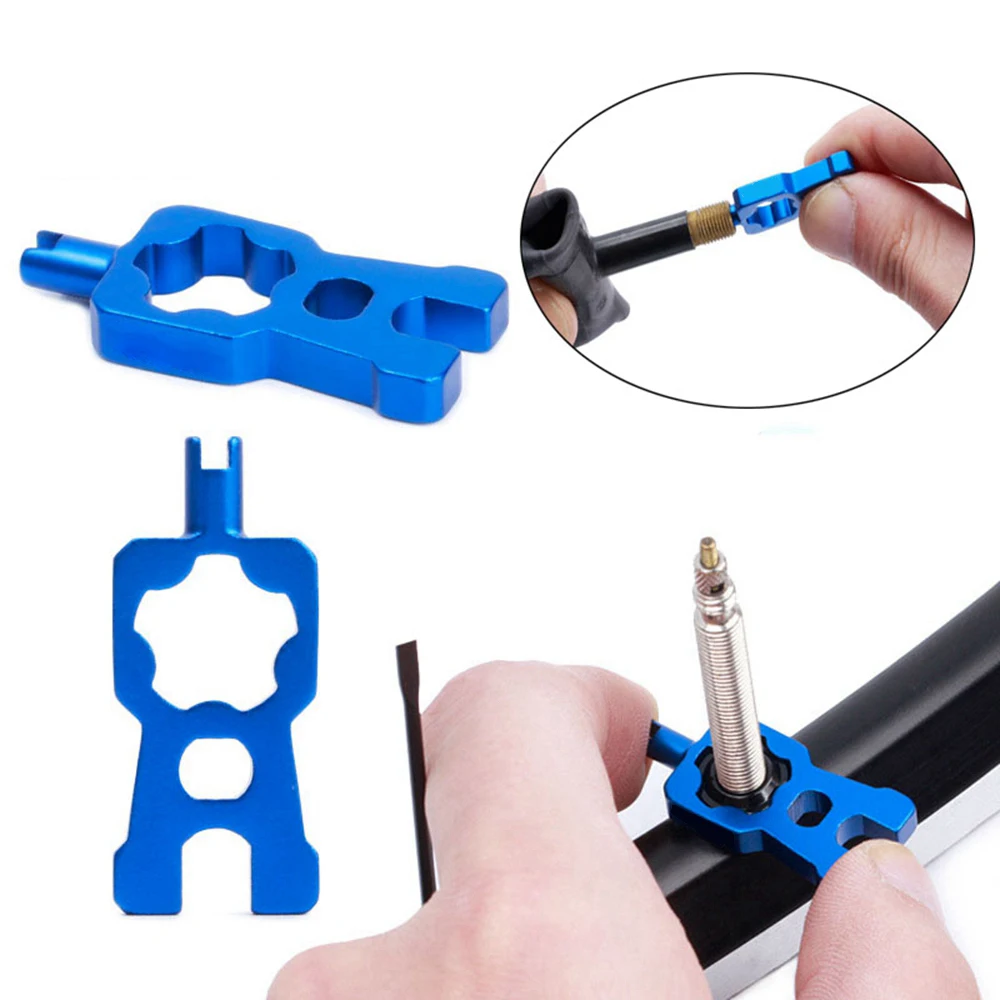 

4 In 1 Portable Repair Bicycle Valve Tools Valves Core Wrench Mtb Road Bike Disassembly Installation Tool Removal Parts