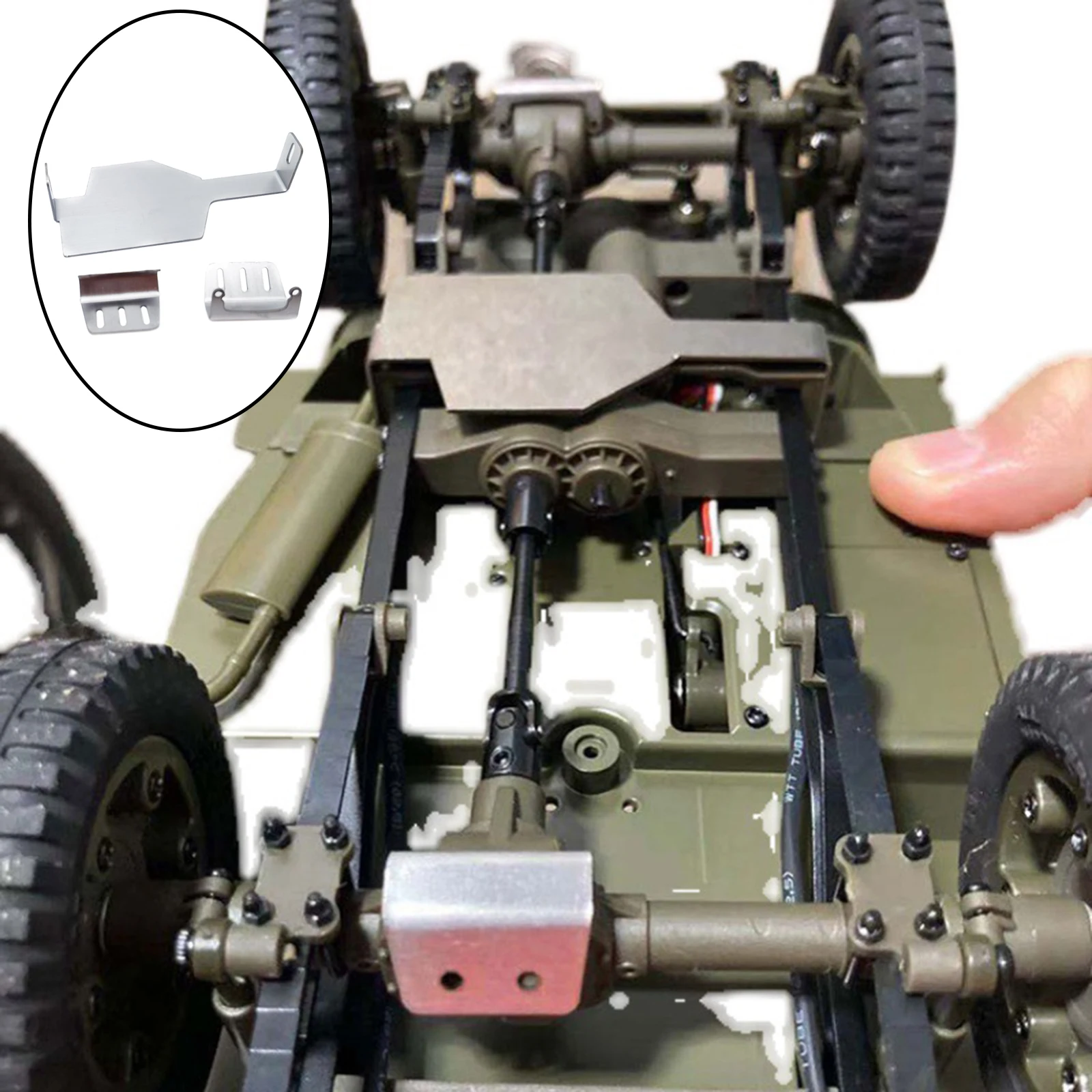 Защитная панель корпуса для FMS ROCHOBBY 1941 Willys Jeep аксессуар сделай сам | Игрушки и