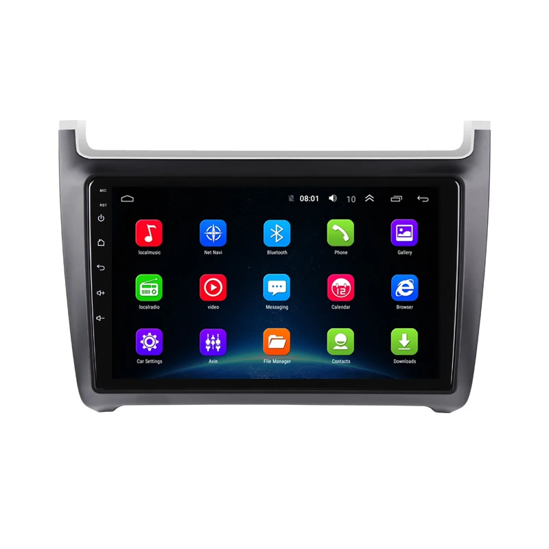 10," Android автомобильный DVD мультимедийный плеер gps для vw polo 2011 2012 2013 аудио автомобильный Радио Стерео Навигатор bluetooth