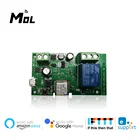 Умный пульт дистанционного управления eWeLink, Wi-Fi беспроводной коммутационный модуль, 1 канал, 5 в постоянного тока, 7-32 В, ввод и автоблокировка, реле 10 А