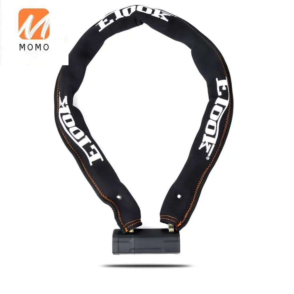 

Motorcycle Electric Bike Password Chain Lock with Full Metal Enclosed Steel Chain 9mm EVA sleeve