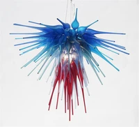fancy villa dale chihuly style handicraft led bulbs mini chandelier for new house decoration