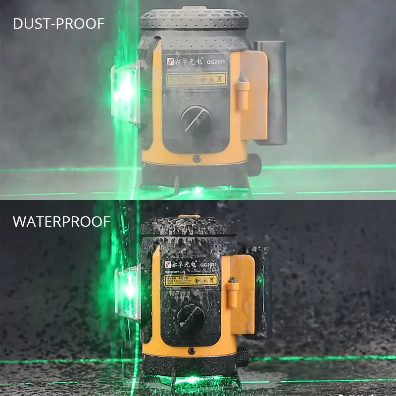 

12 Lines Self-leveling Green Laser Level 360 Degree Rotation 3d Construction Lasers Horizontal & Vertical Measuring Tool