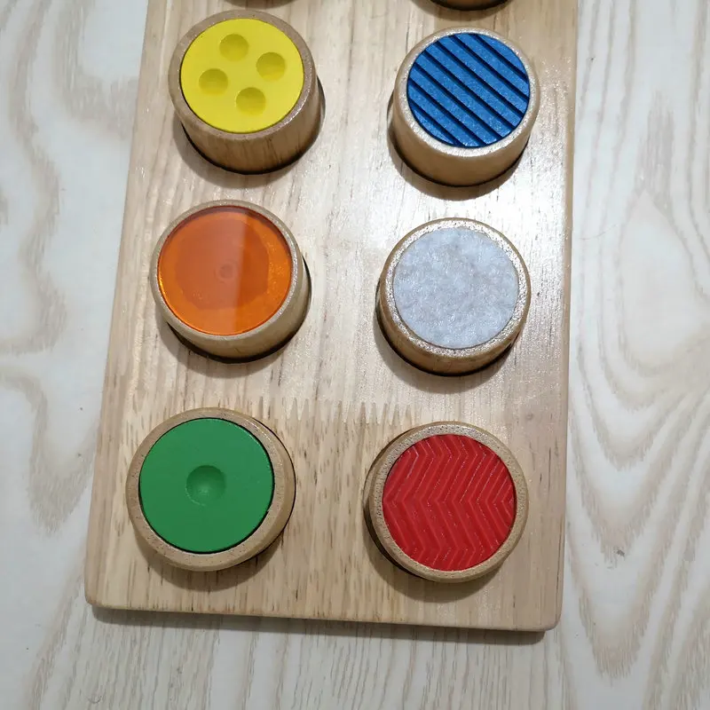 Montessori детские игрушки деревянные блоки Форма Объединенная доска памяти ощущение