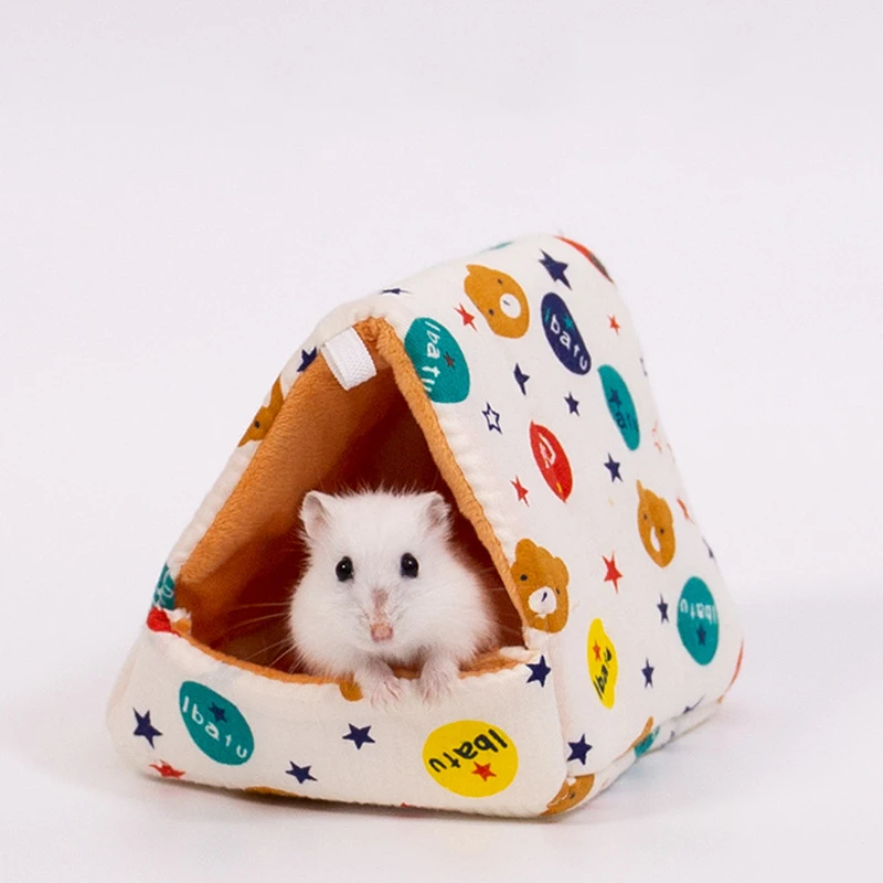 

Клетки и лестницы клетка для хомяка клетка для грызунов Зимнее маленькое теплое гнездо для домашних животных, хомяк, спальный мешок для кро...