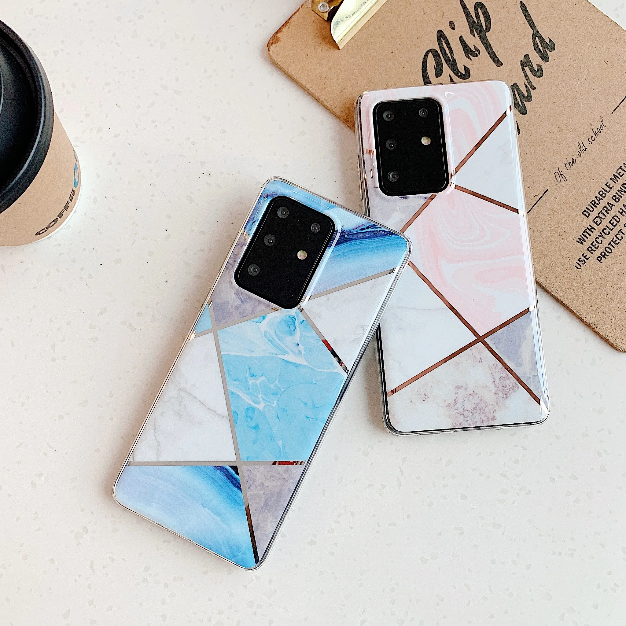 

Marble Flower Case For Samsung Galaxy S10 S10e S20plus S20ultra S8 S9plus Back Cover Soft Silicone Phone Cases