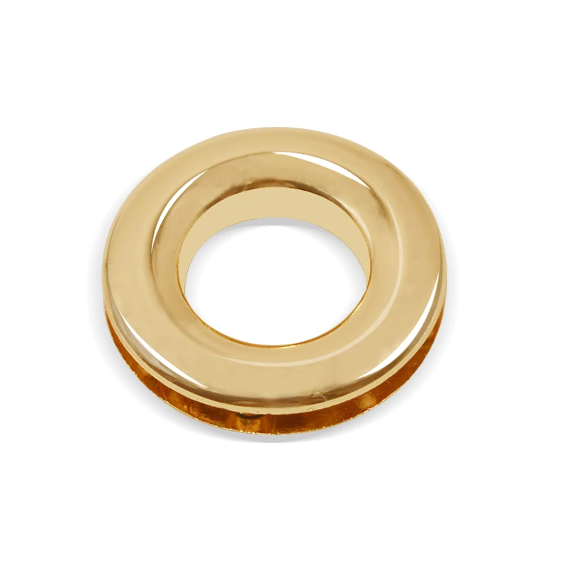 Light gold 4 комплекта, 18 мм, сделай сам, винты, дырокол, металлические люверсы, круглая форма, clavus, металлическое кольцо для сумочки, сумочки, сумки на плечо, запчасти, аксессуары - Цвет: Light gold