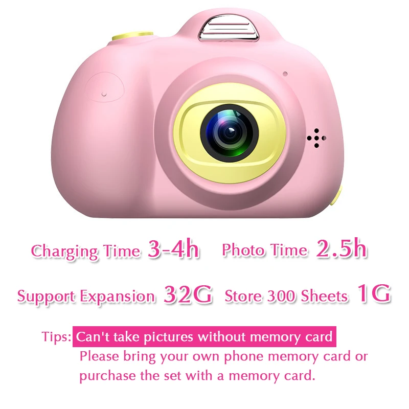 Детские блестящие Камера-игрушки для детей мини цифровой Камера s 2600W Пиксели 2
