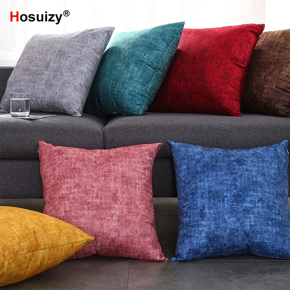 Роскошный бархатный чехол для подушки скандинавский винтажный домашний декор
