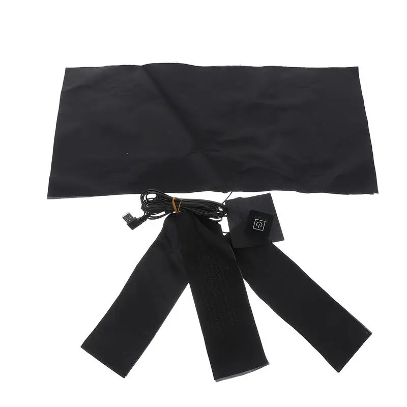 

1 Set USB Charging Clothes Heater Pad Winter Clothes Warmer Electric Heated Mat