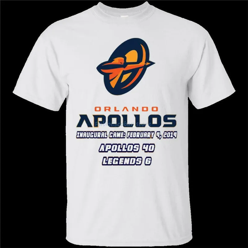 

Белая футболка с коротким рукавом для фанатов Orlando Apollos