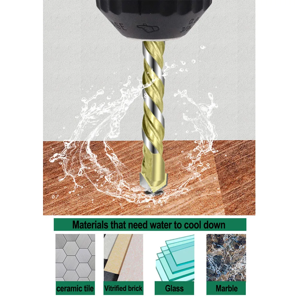 5 шт. металлическая перфорированная керамическая плитка бетонное сверление стен