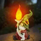 Полимерные фигурки, Непослушный сад, гном, садовое украшение, статуэтка гном, украшение, вилла, домашние фигурки, декорации с солнечной лампой